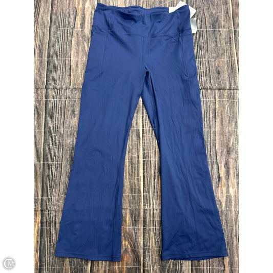 Athletic Pants By Reebok In Blue, Size: Xl