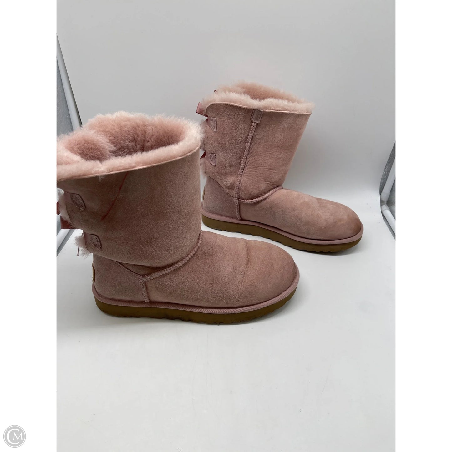 Boots Designer By Ugg In Pink, Size: 11