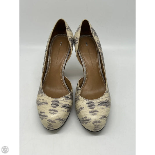 Shoes Heels Wedge By Anthropologie In Animal Print, Size: 9