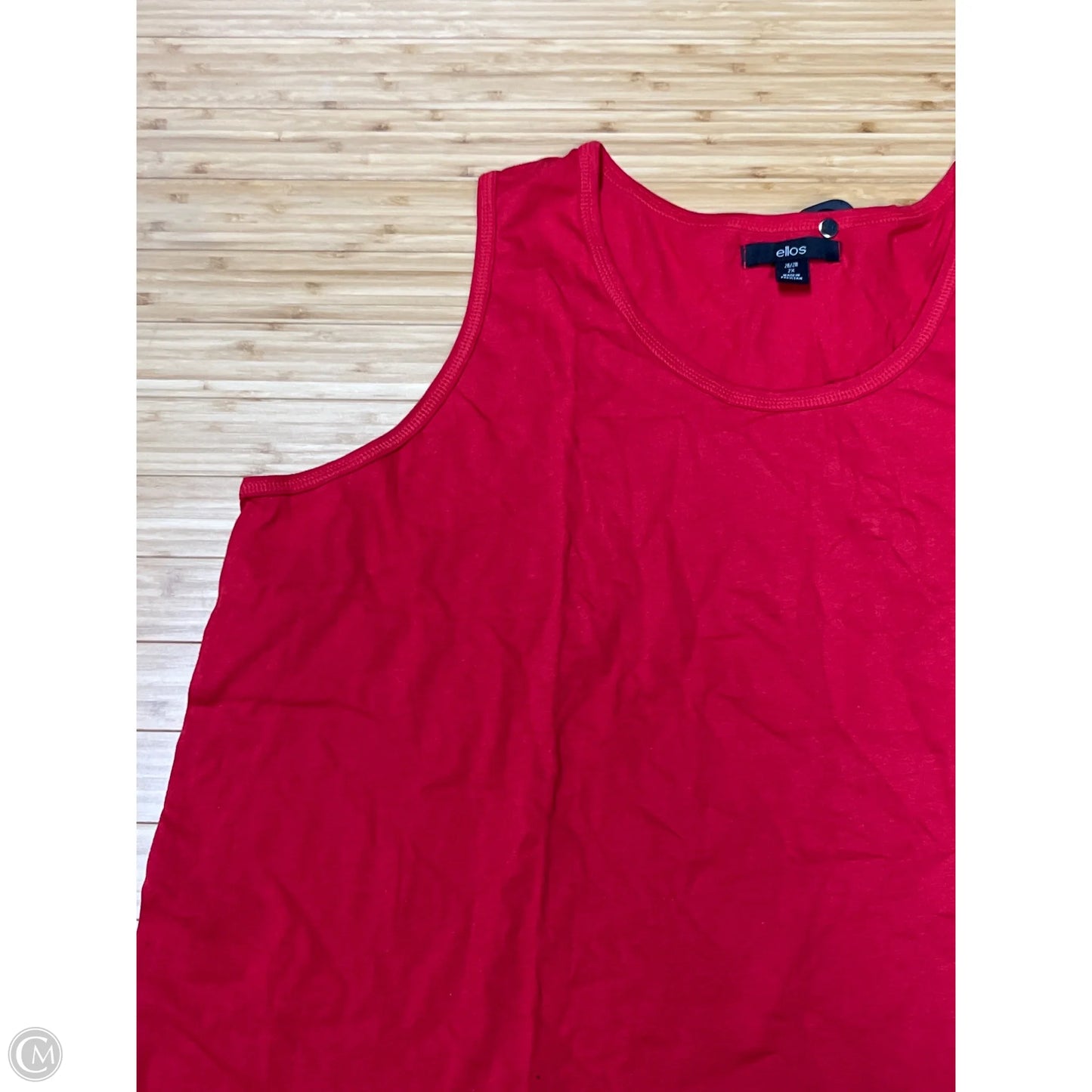 Tank Top By Ellos In Red, Size: 2x