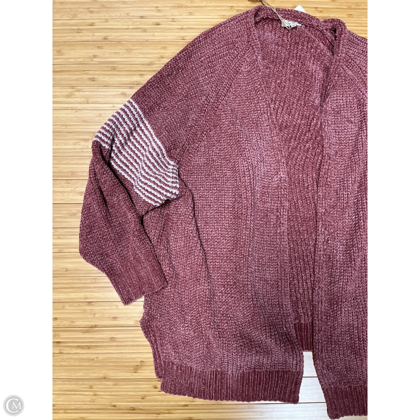 Sweater Cardigan By Easel In Orange, Size: 2x