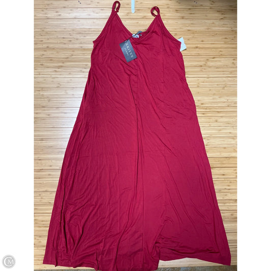 Dress Casual Maxi By Clothes Mentor In Red, Size: Xl