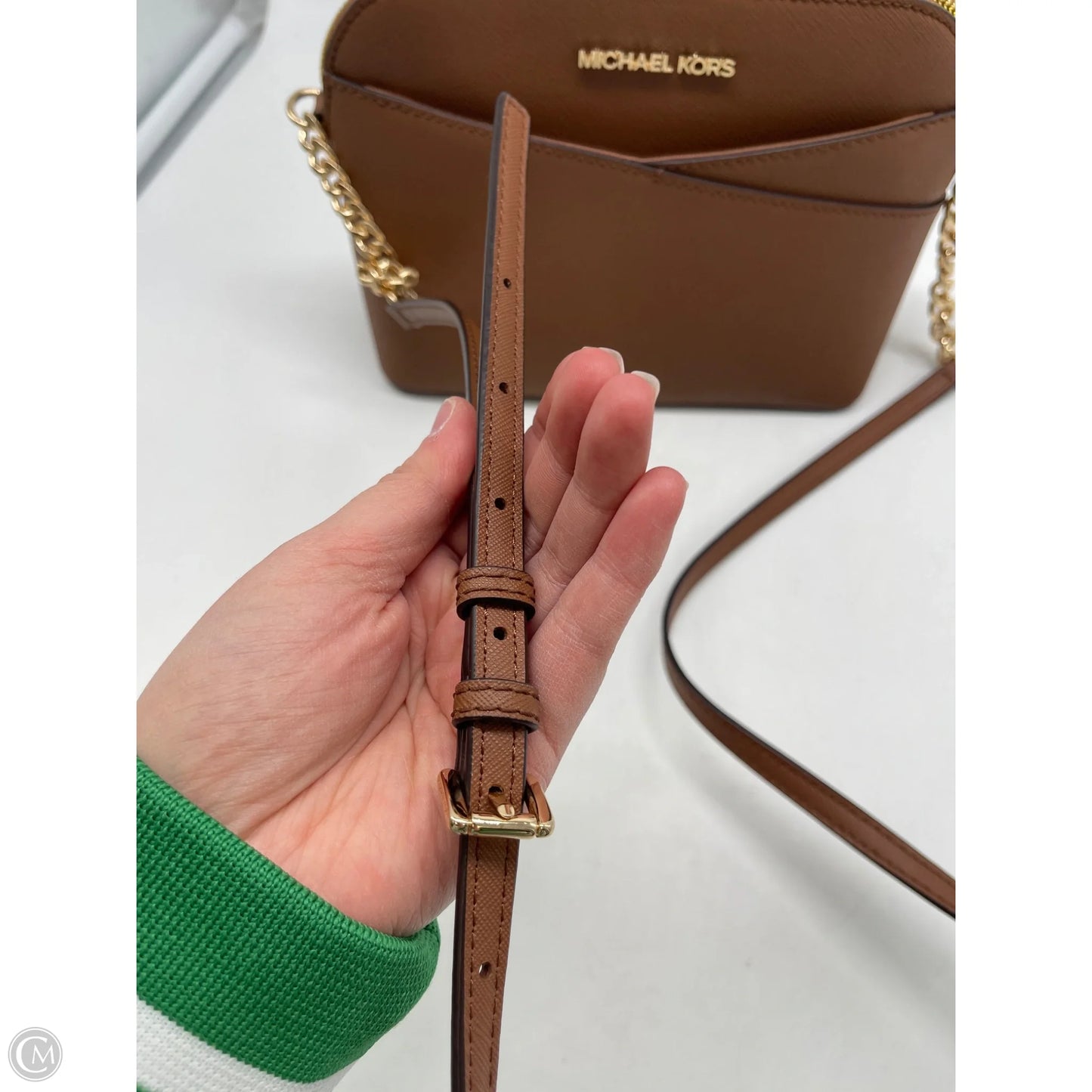 Crossbody Designer By Michael Kors, Size: Medium