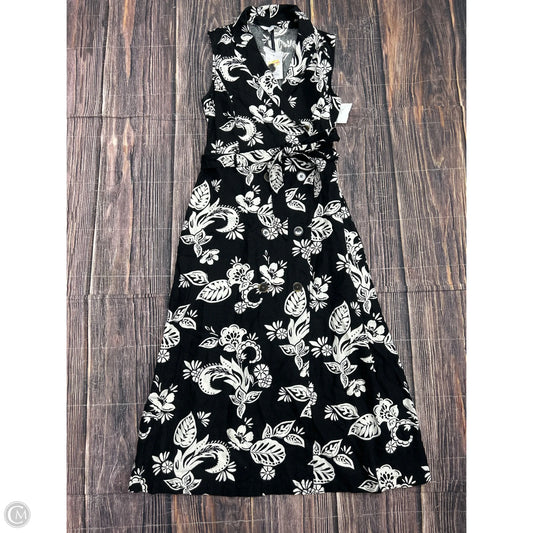 Dress Casual Maxi By Croft And Barrow In Black, Size: M