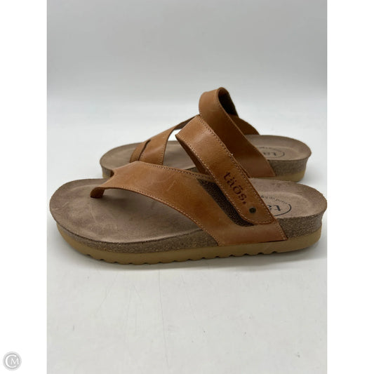 Sandals Flats By Taos In Tan, Size: 7