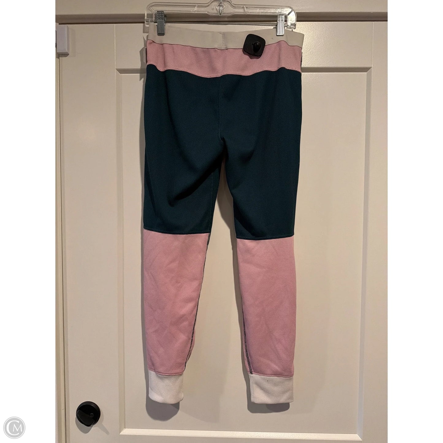 Lounge Set Pants By The North Face In Green & Pink, Size: S