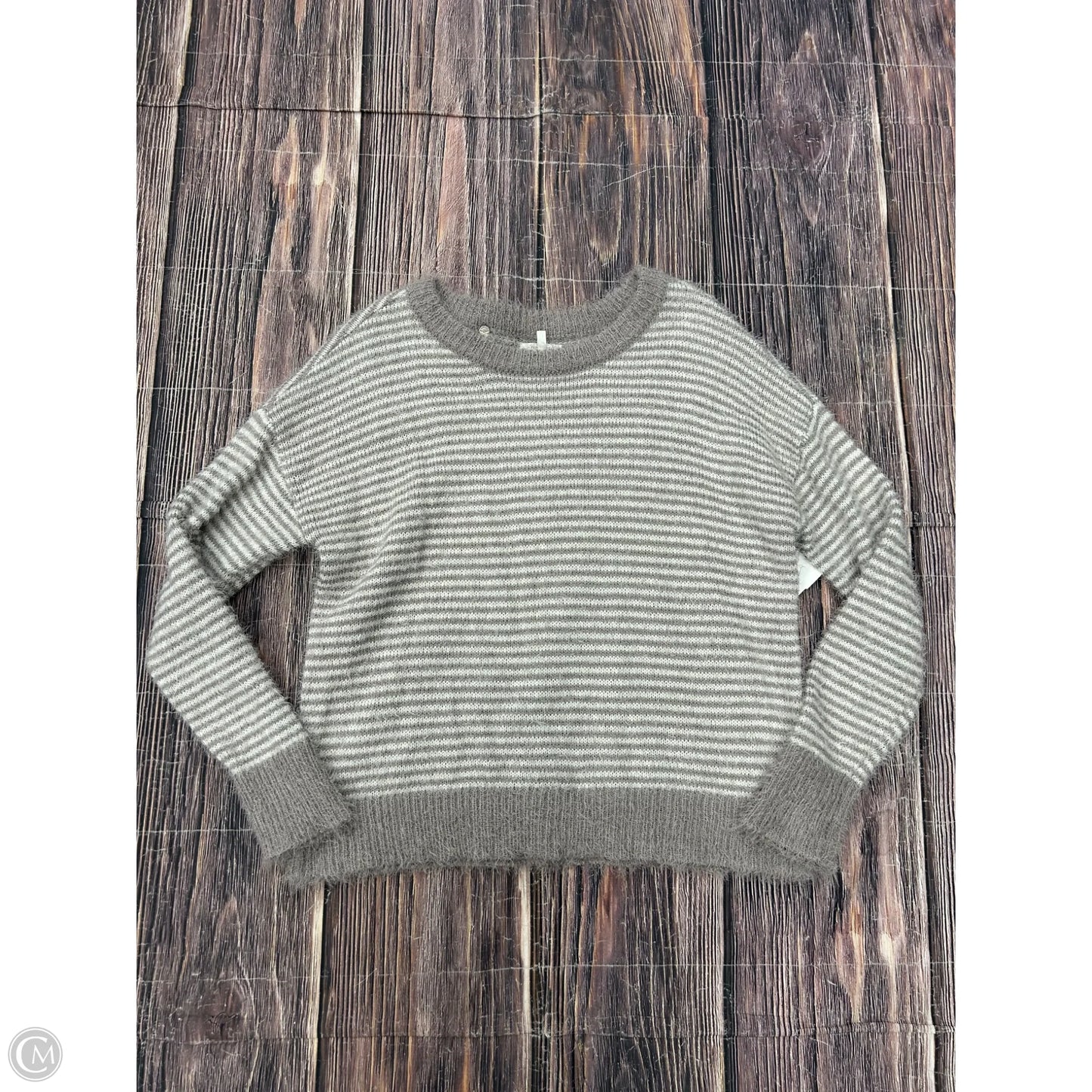 Sweater By Maurices In Striped Pattern, Size: M