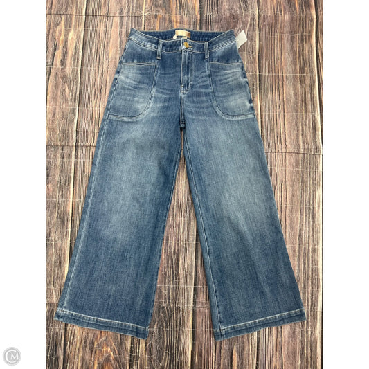 Jeans Wide Leg By Kut In Blue Denim, Size: 4