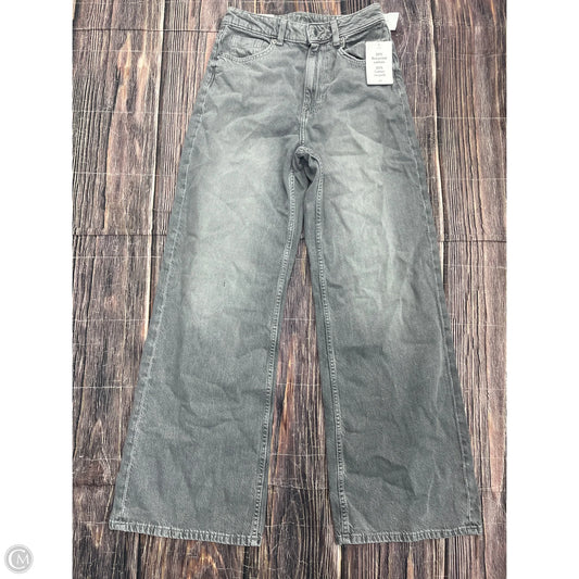 Jeans Wide Leg By Divided In Grey Denim, Size: 6