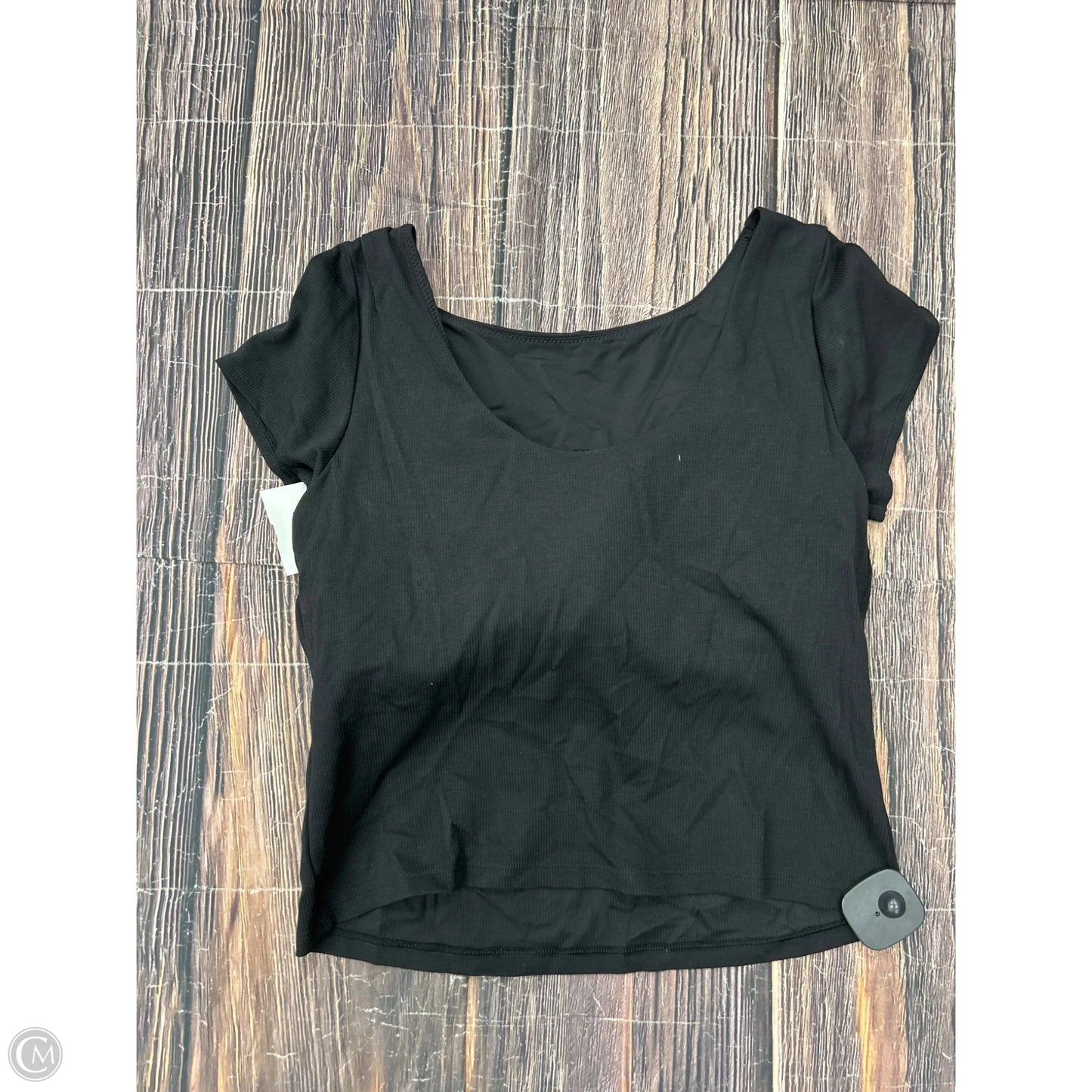 Athletic Top Short Sleeve By Clothes Mentor In Black, Size: Xl