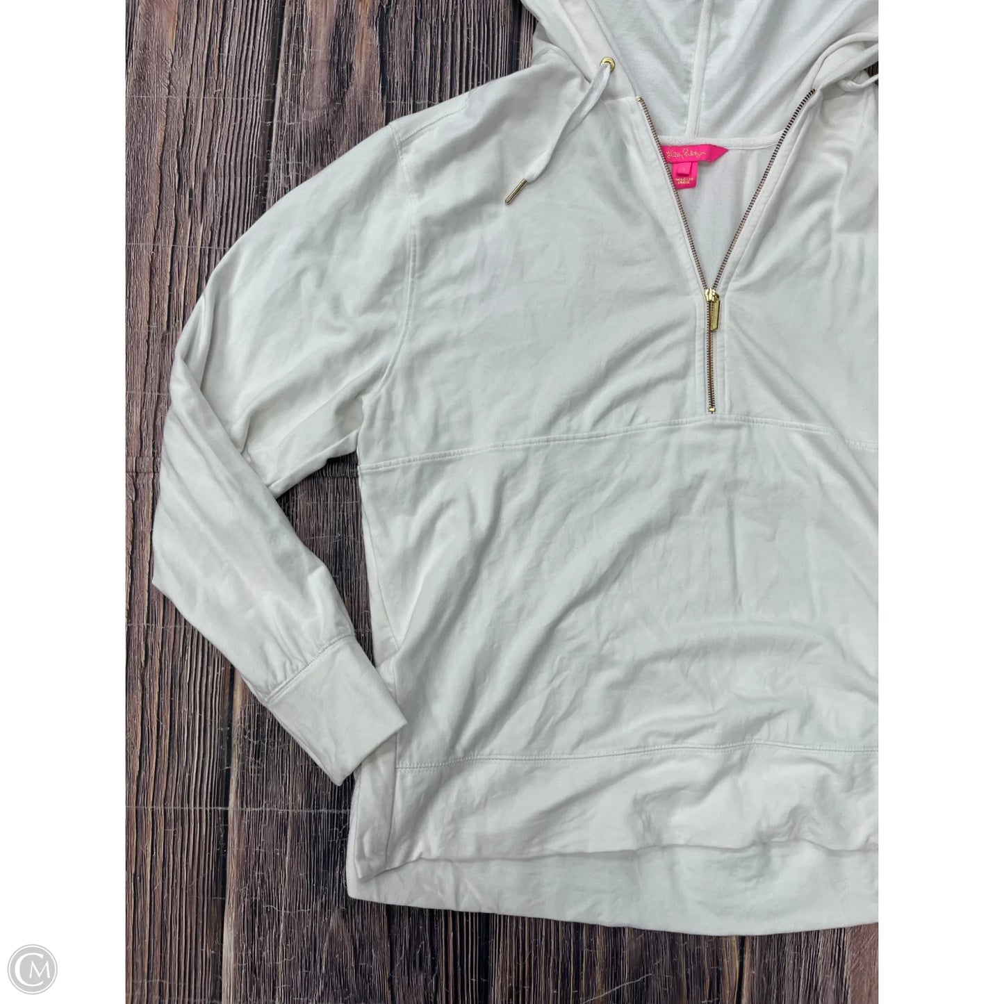 Sweatshirt Designer By Lilly Pulitzer In White, Size: S