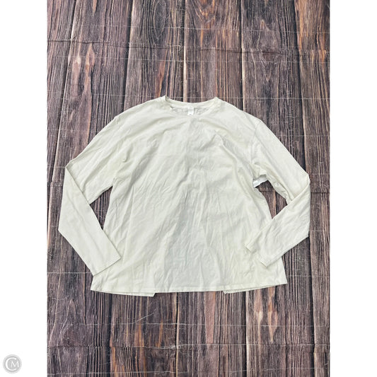 Top Long Sleeve By Lululemon In Tan, Size: S