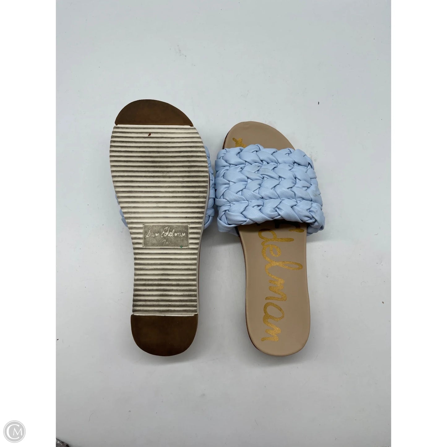 Sandals Flats By Sam Edelman In Blue, Size: 7.5