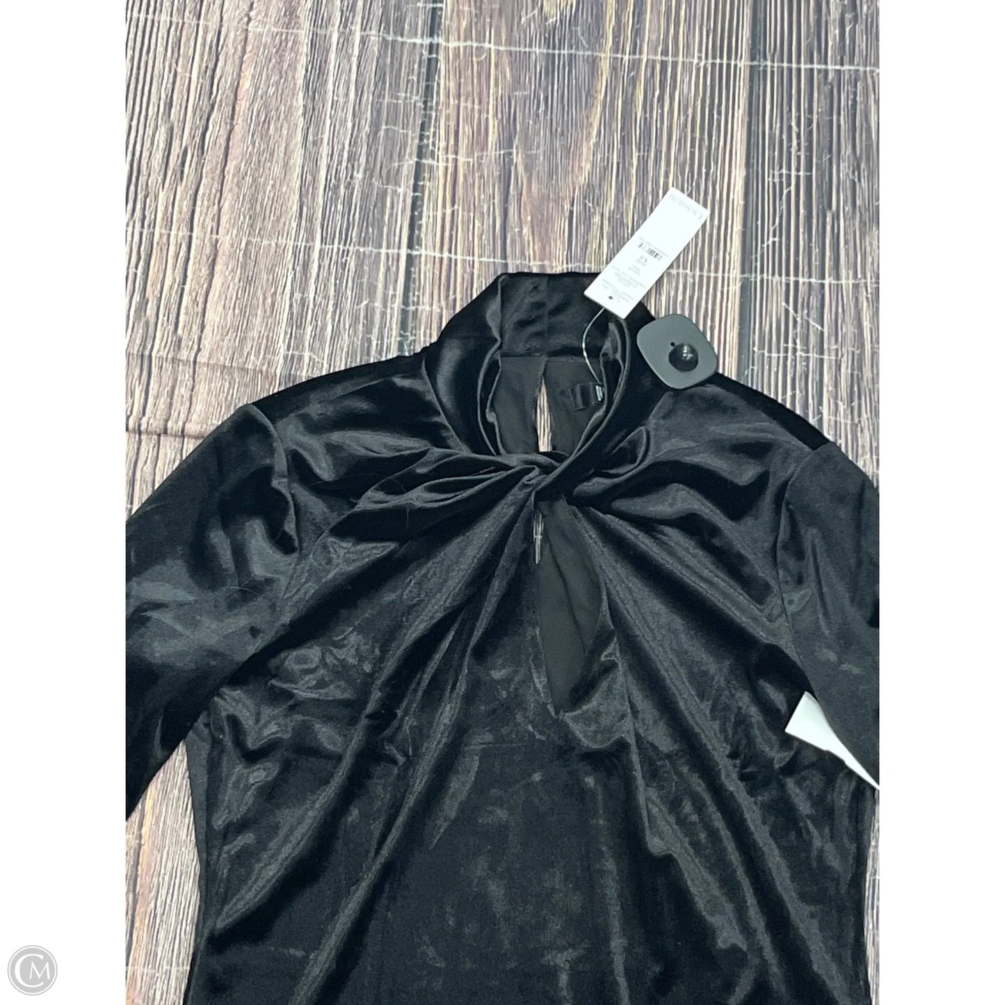 Top Long Sleeve By White House Black Market In Black, Size: Xs