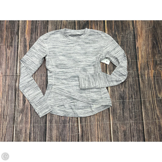 Top Long Sleeve By Lululemon In Grey, Size: S