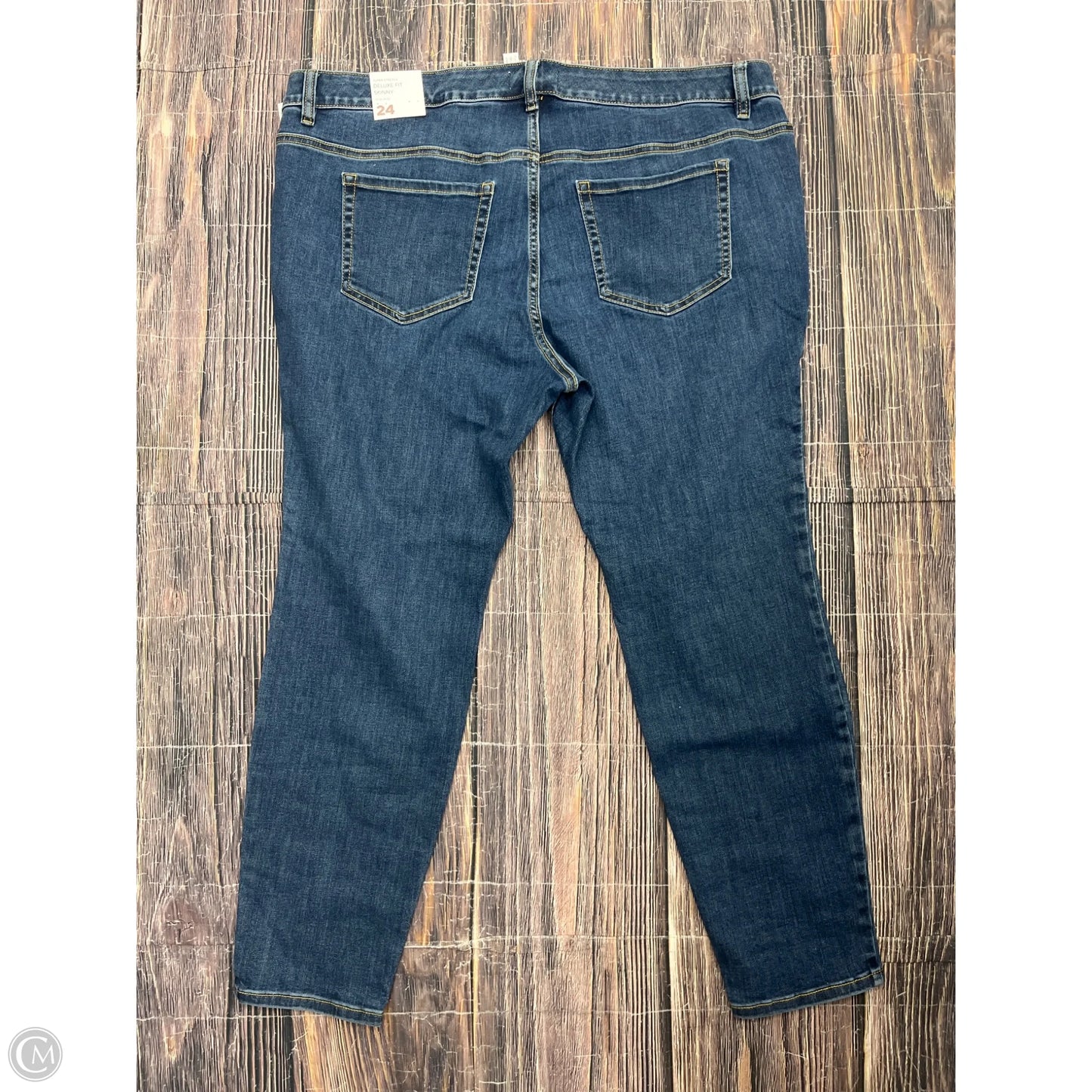 Jeans Skinny By Lane Bryant In Blue Denim, Size: 24