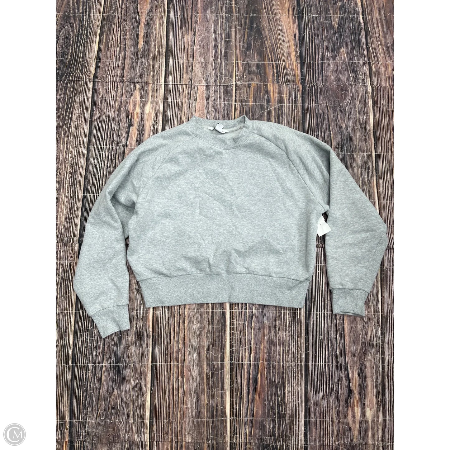 Sweatshirt Crewneck By Athleta In Grey, Size: S
