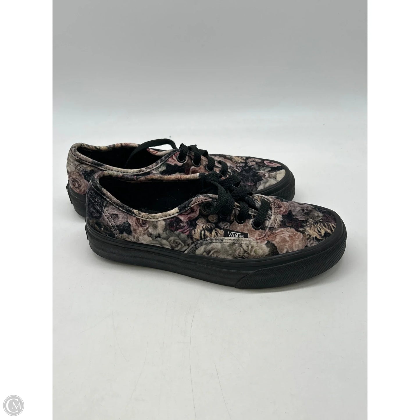 Shoes Sneakers By Vans In Floral Print, Size: 5.5