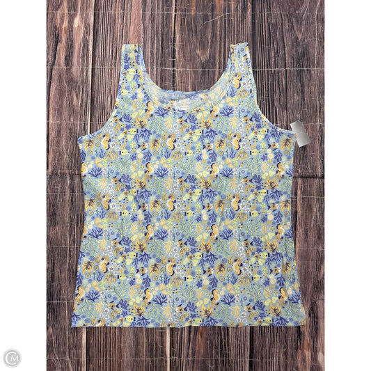 Tank Top By Duluth Trading In Nautical Print, Size: Xl