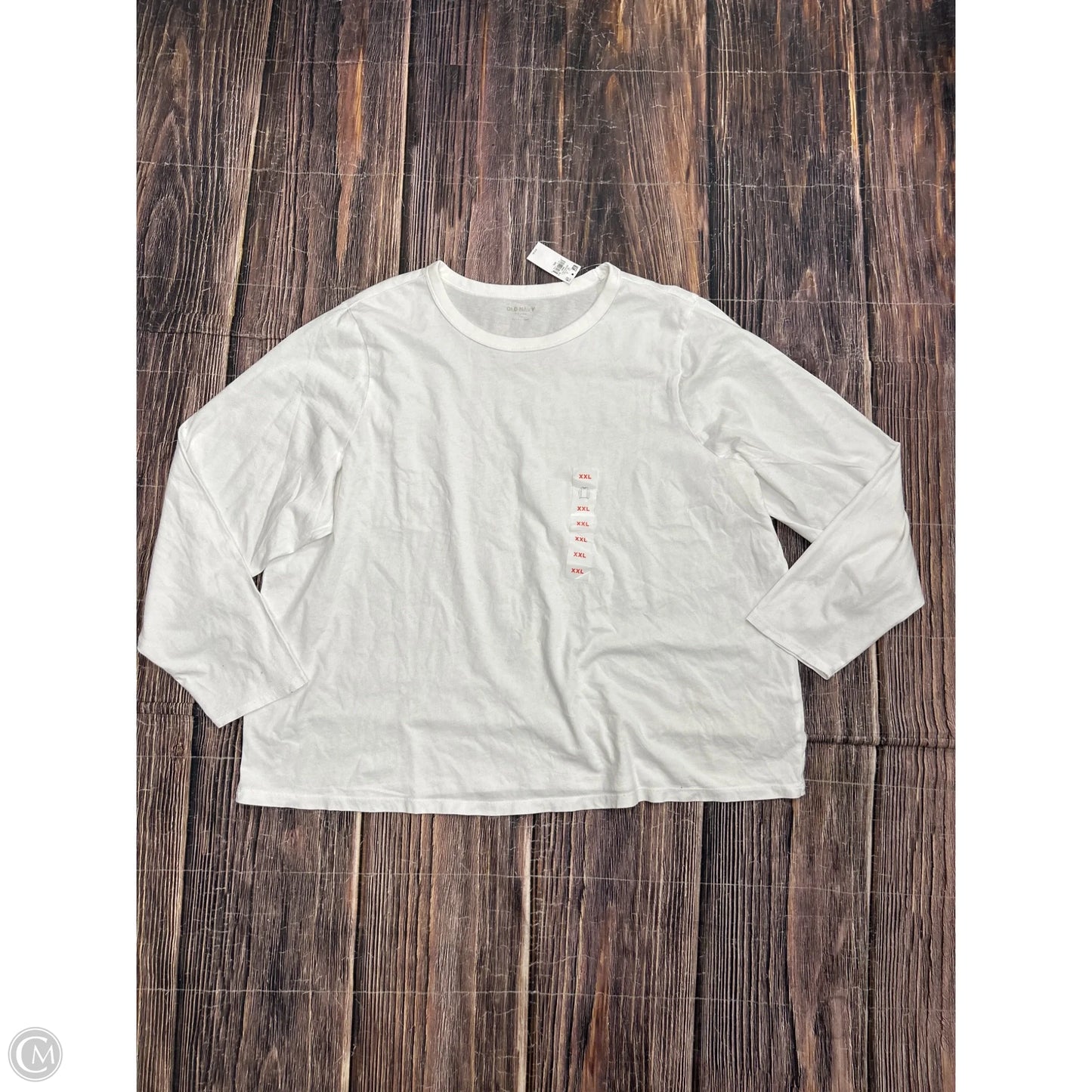Top Long Sleeve Basic By Old Navy In White, Size: 1x