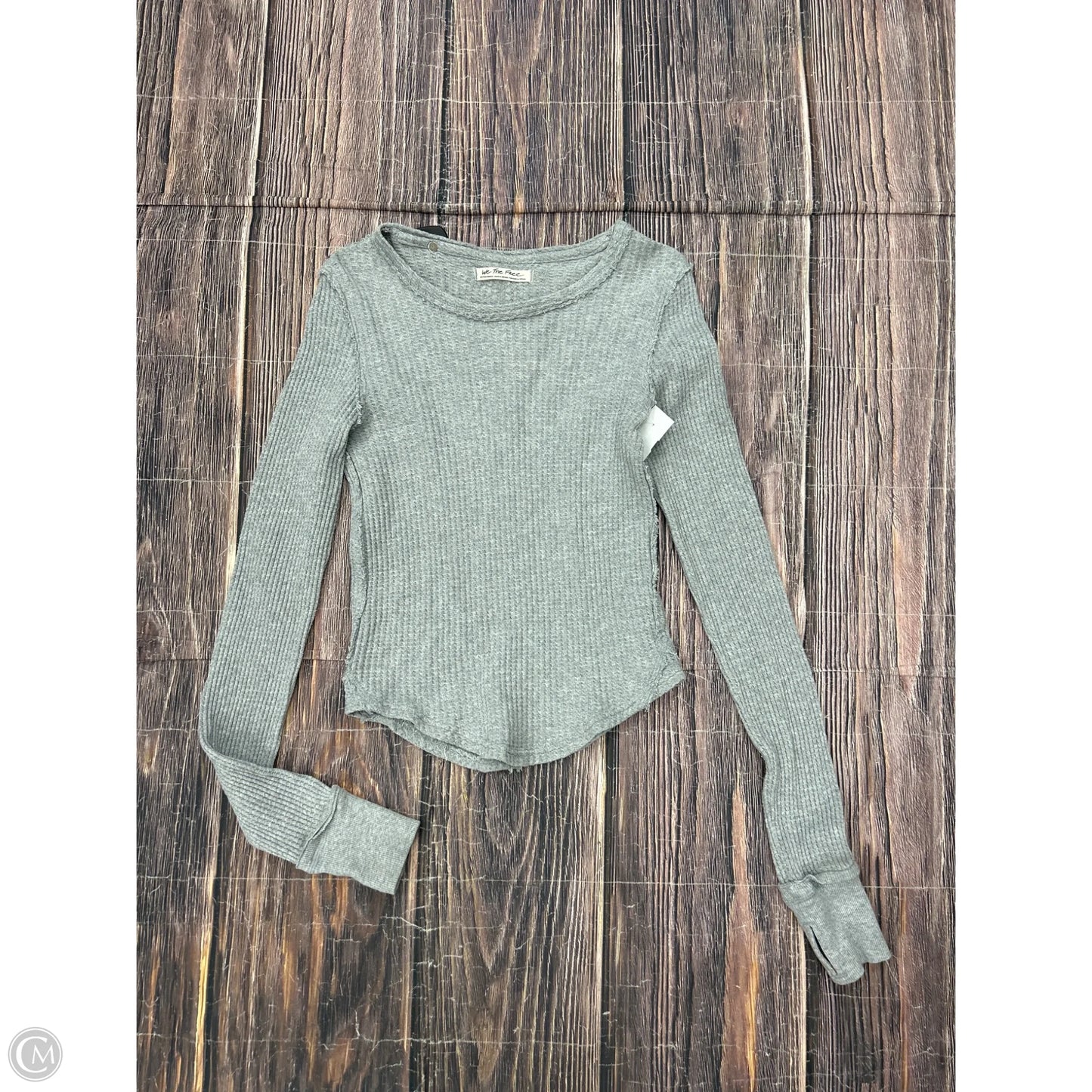 Top Long Sleeve By We The Free In Grey, Size: Xs