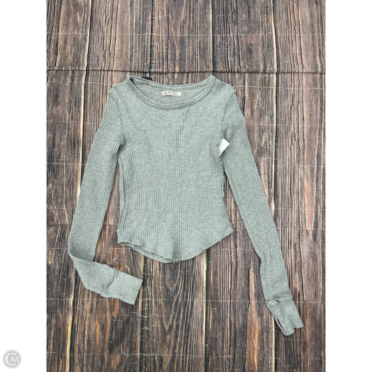 Top Long Sleeve By We The Free In Grey, Size: Xs
