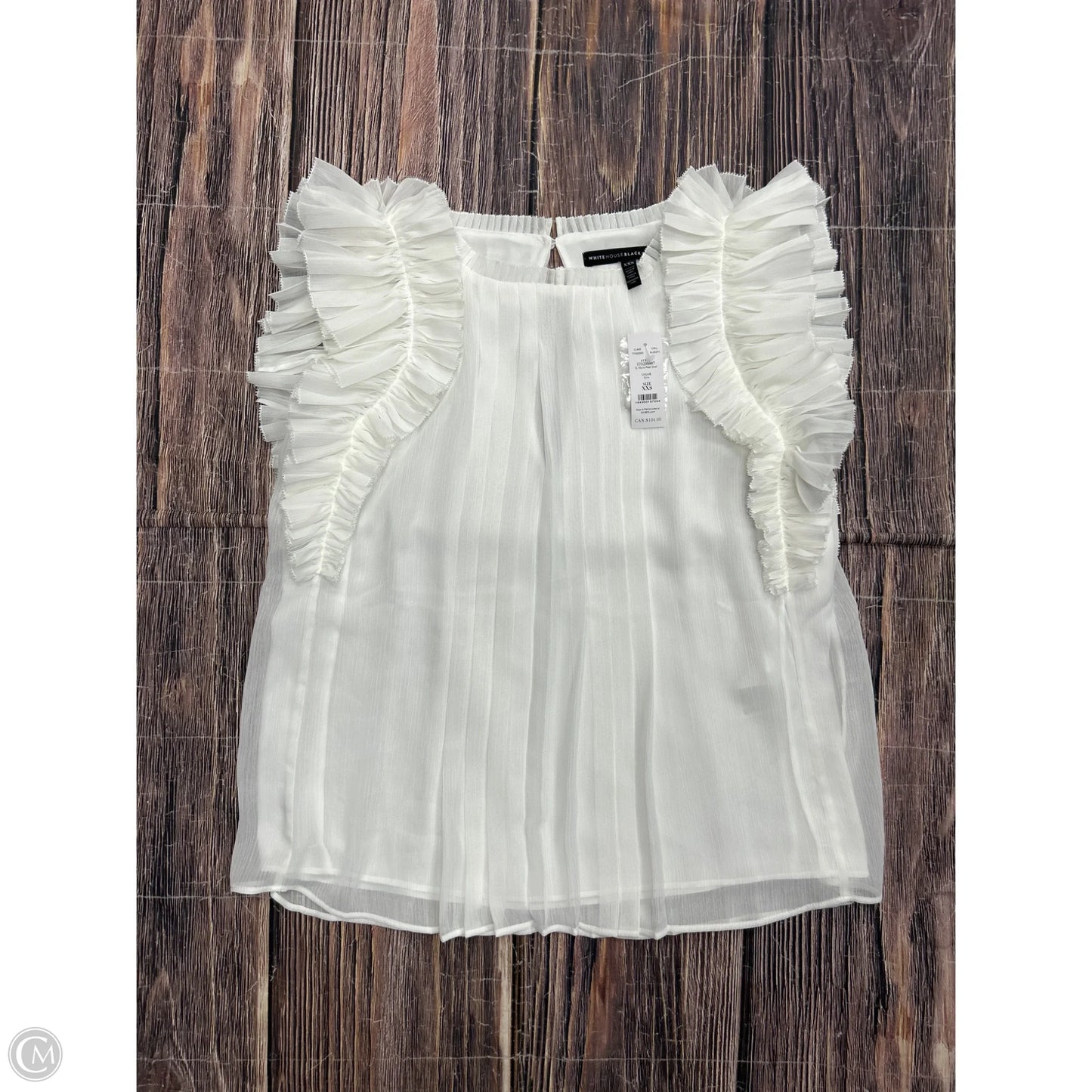 Tank Top By White House Black Market In White, Size: Xxs