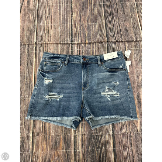 Shorts By Maurices In Blue Denim, Size: 14