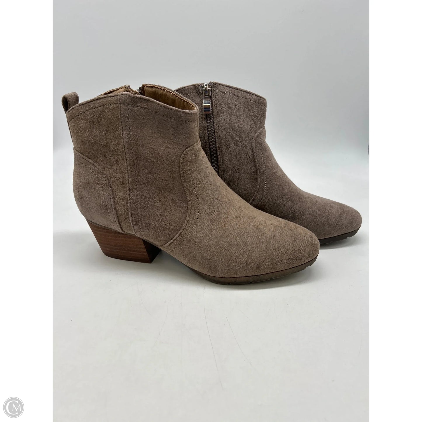 Sandals Heels Wedge By Corkys In Tan, Size: 8