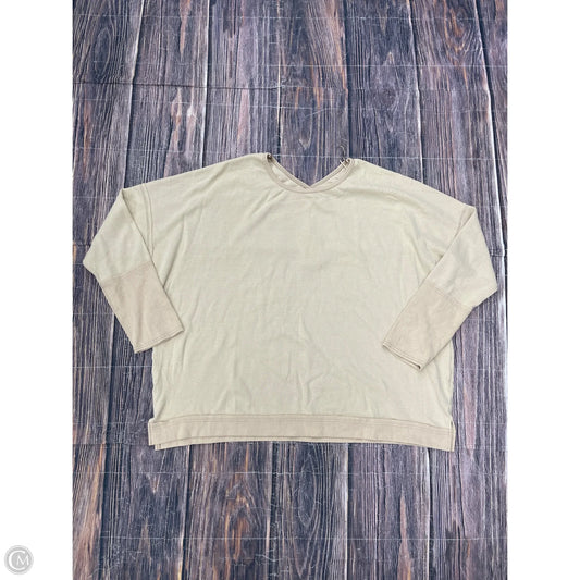 Top Long Sleeve By Heyson In Tan, Size: 2x