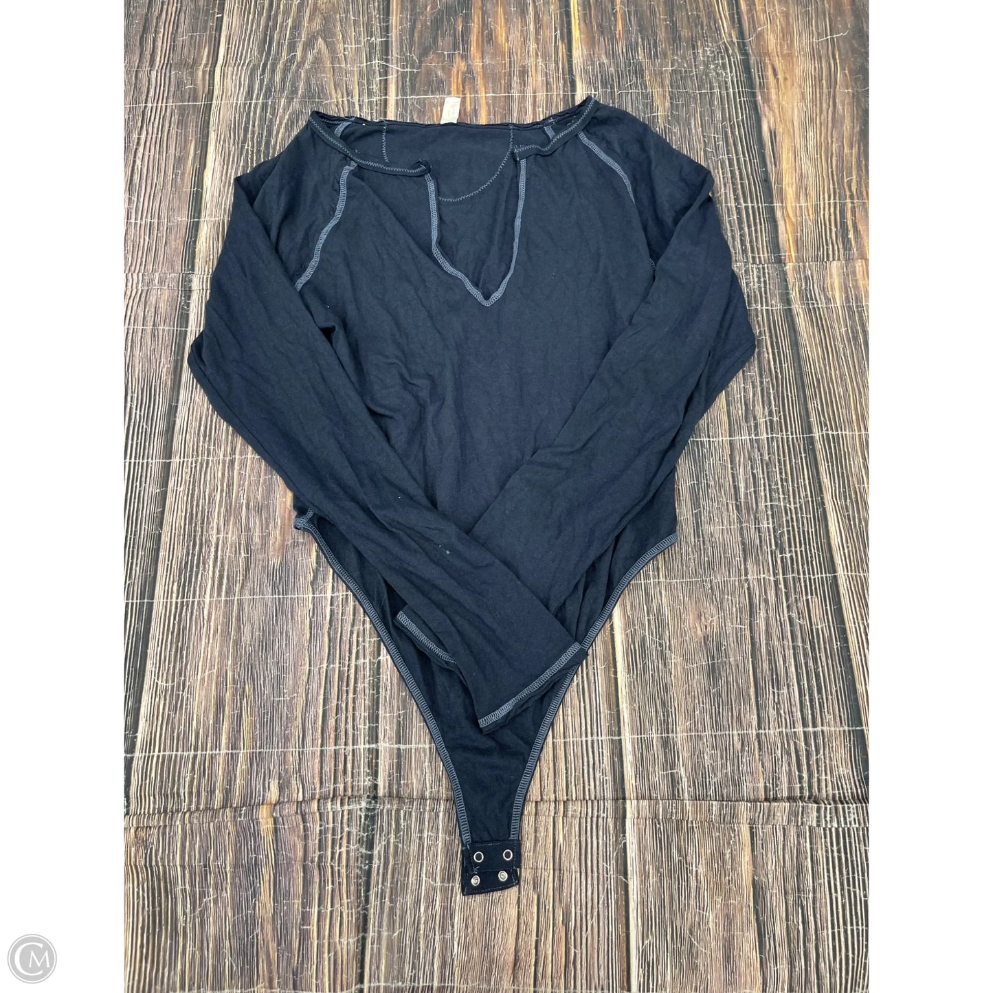 Top Long Sleeve By Free People In Blue, Size: L