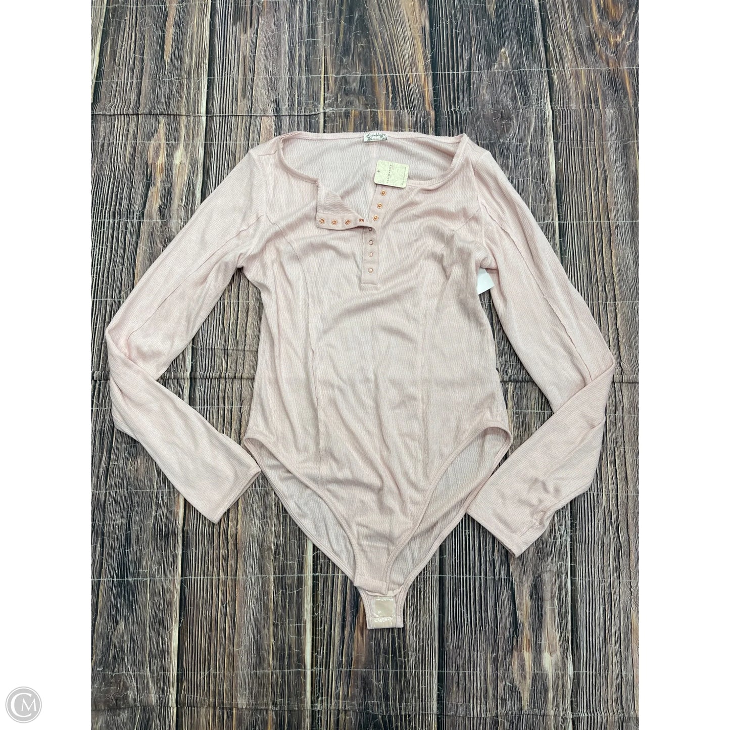 Top Long Sleeve By Free People In Pink, Size: Xl