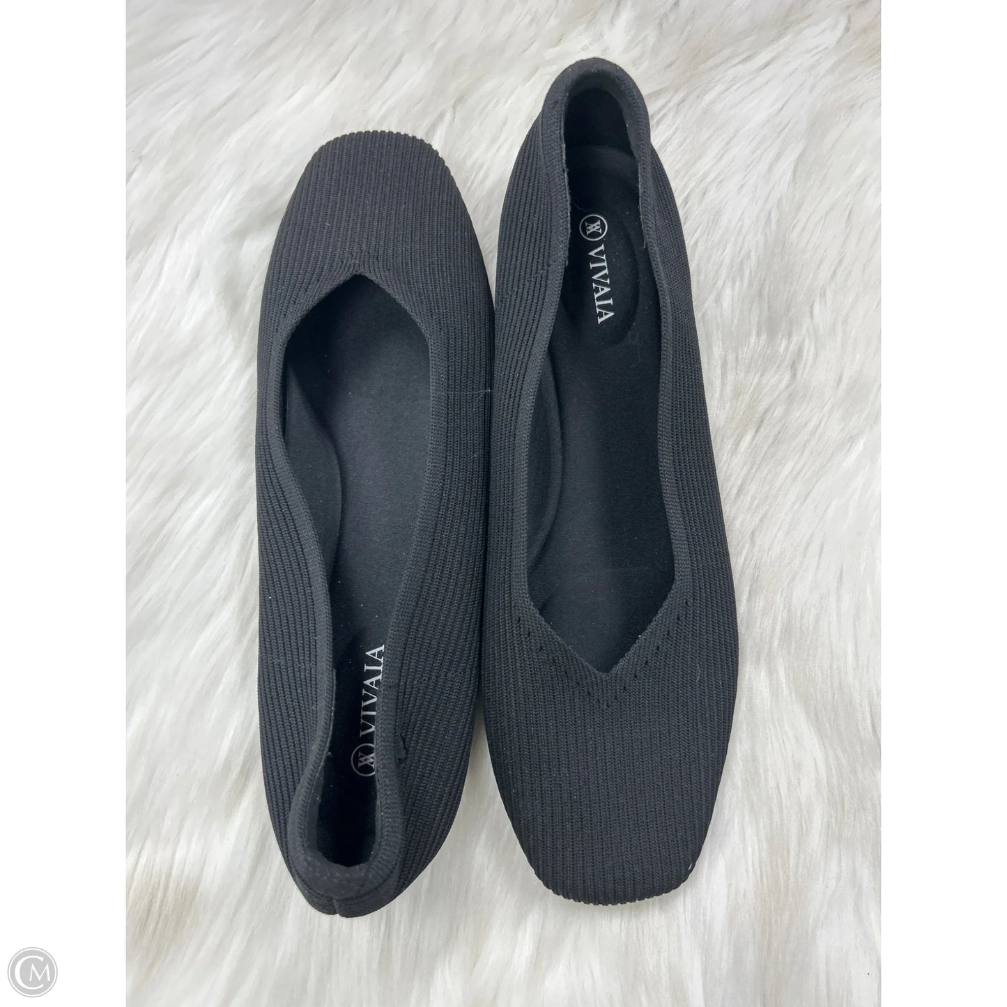 Shoes Flats By Vivaia In Black, Size: 11