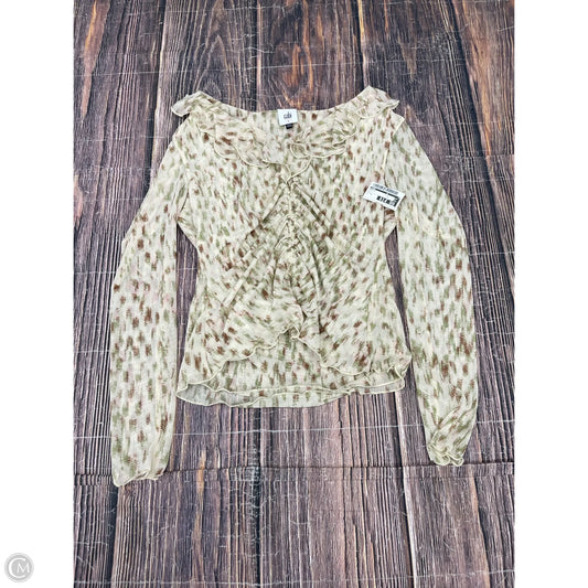 Top Long Sleeve By Cabi In Multi-colored, Size: S