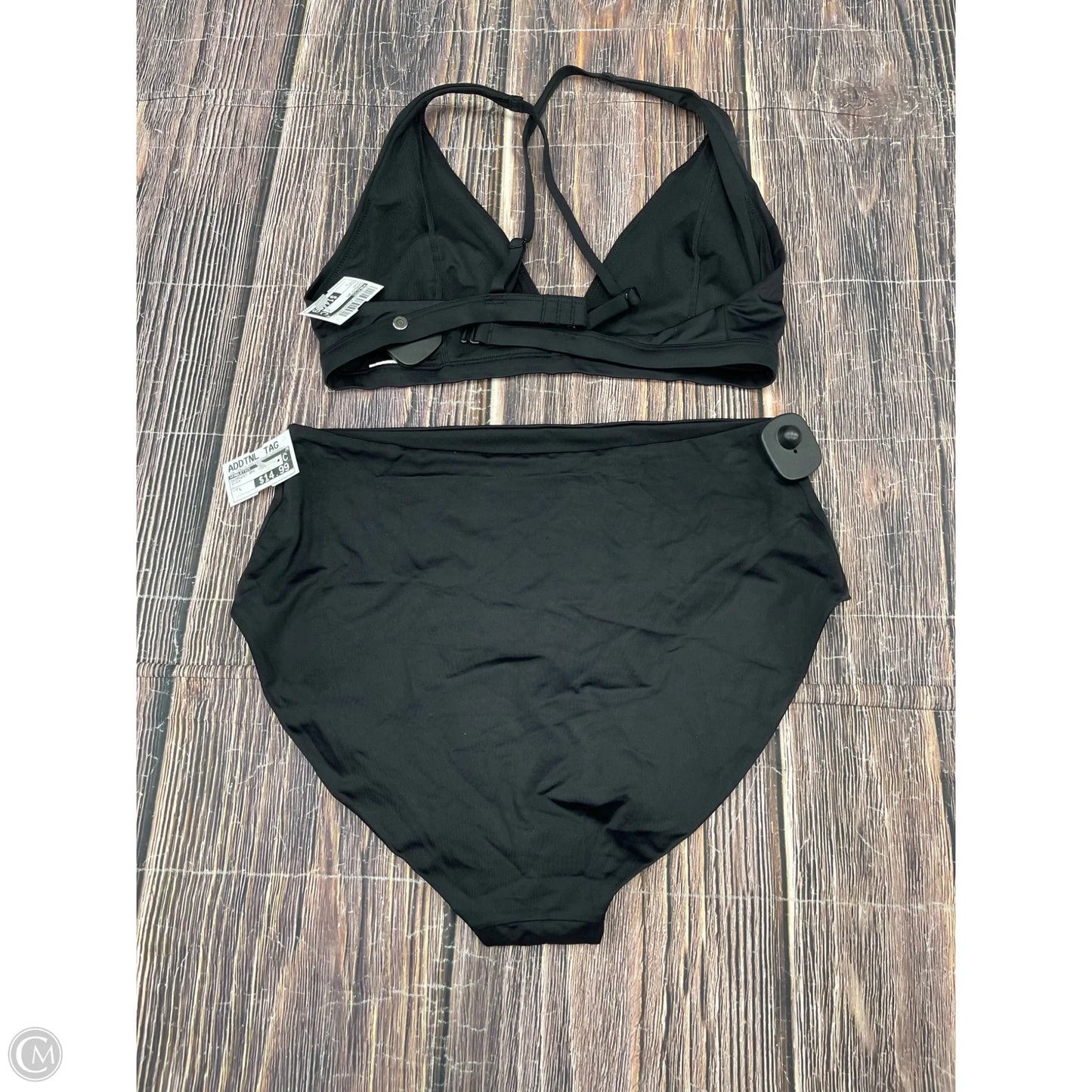 Swimsuit 2pc By Fabletics In Black, Size: L