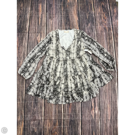 Top Long Sleeve By Altard State In Animal Print, Size: M