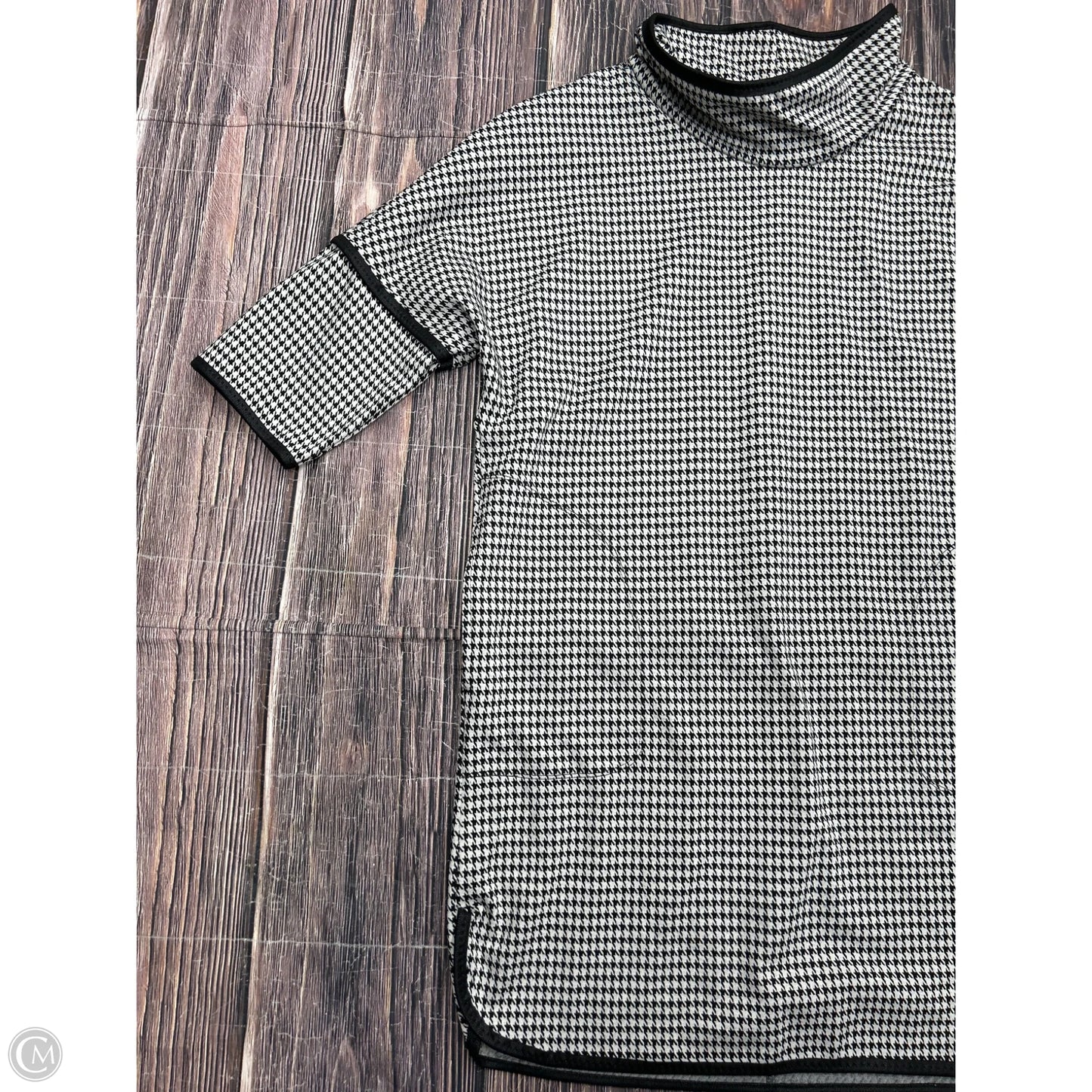 Dress Casual Short By Max Studio In Black & White, Size: Xl