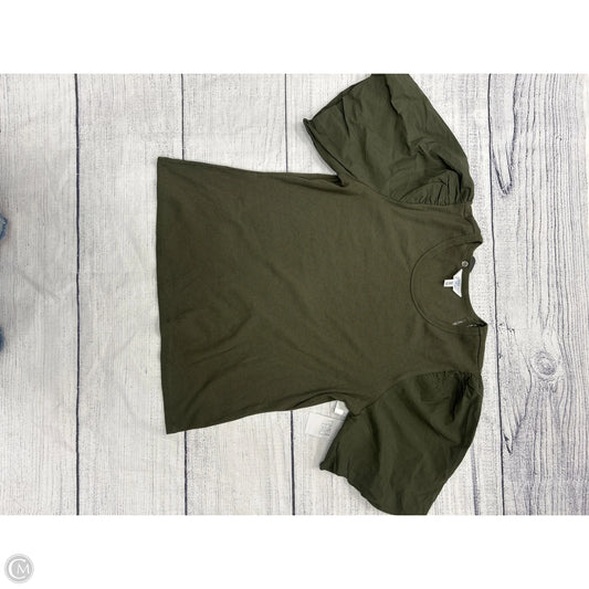 Top Short Sleeve By Time And Tru In Green, Size: 1x