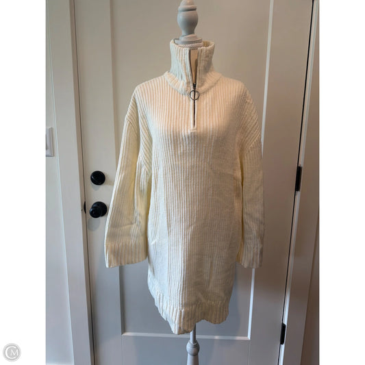 Dress Sweater By Divided In Cream, Size: M