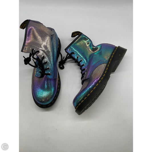Boots Ankle Flats By Dr Martens In Multi-colored, Size: 9