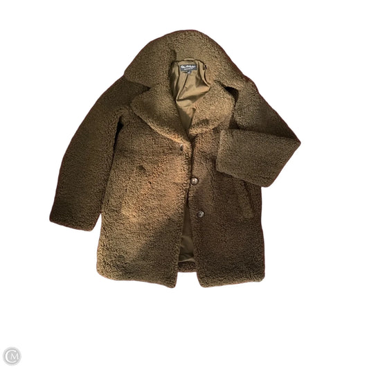 Coat Faux Fur & Sherpa By Clothes Mentor In Green, Size: Xs