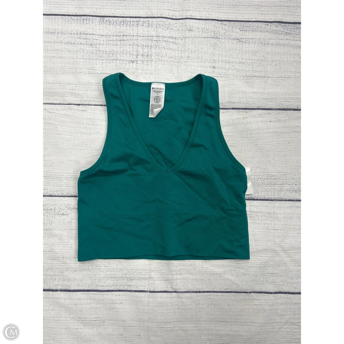 Athletic Tank Top By Athleta In Green, Size: M