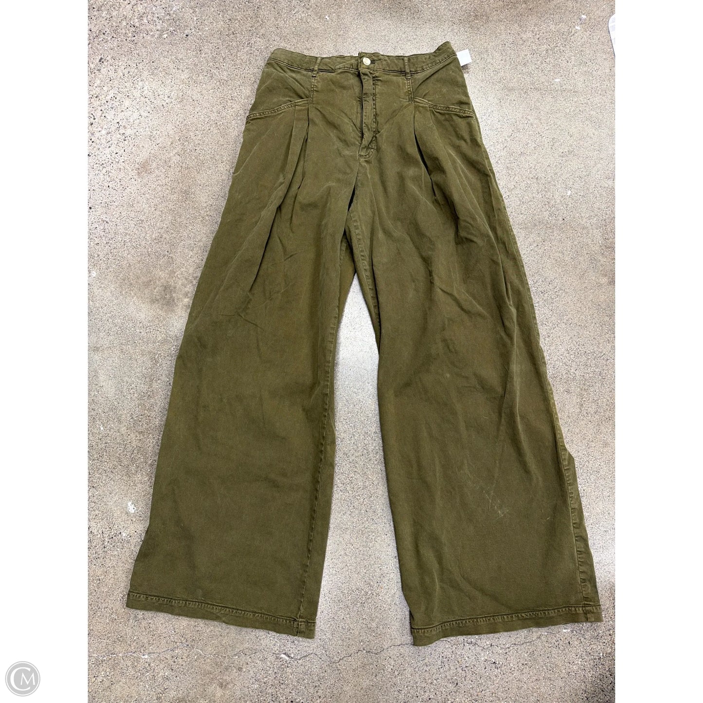 Pants Wide Leg By Maeve In Green, Size: 12l