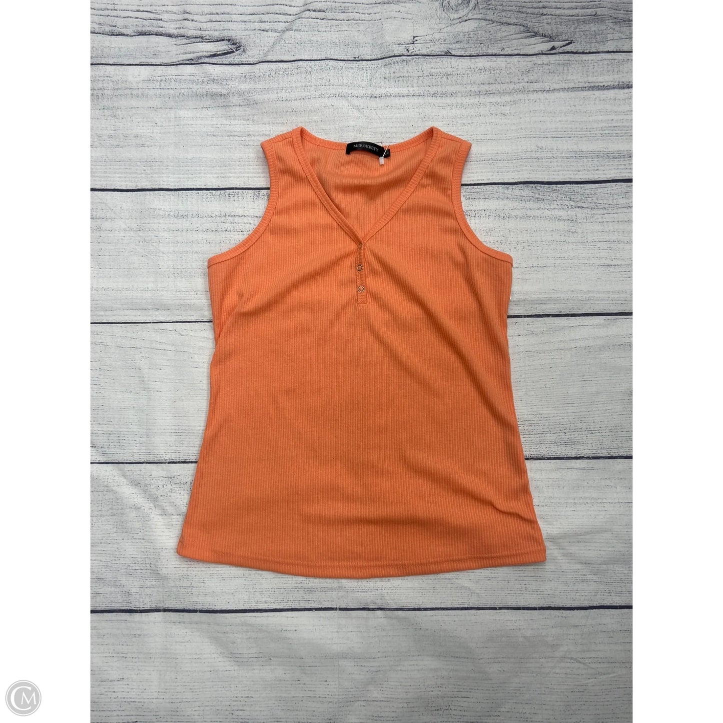 Tank Top By Merokeety In Orange, Size: L