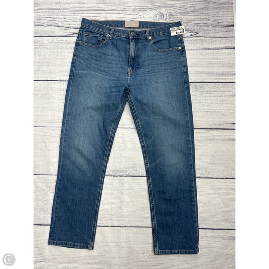 Jeans Straight By Everlane In Blue Denim, Size: 10
