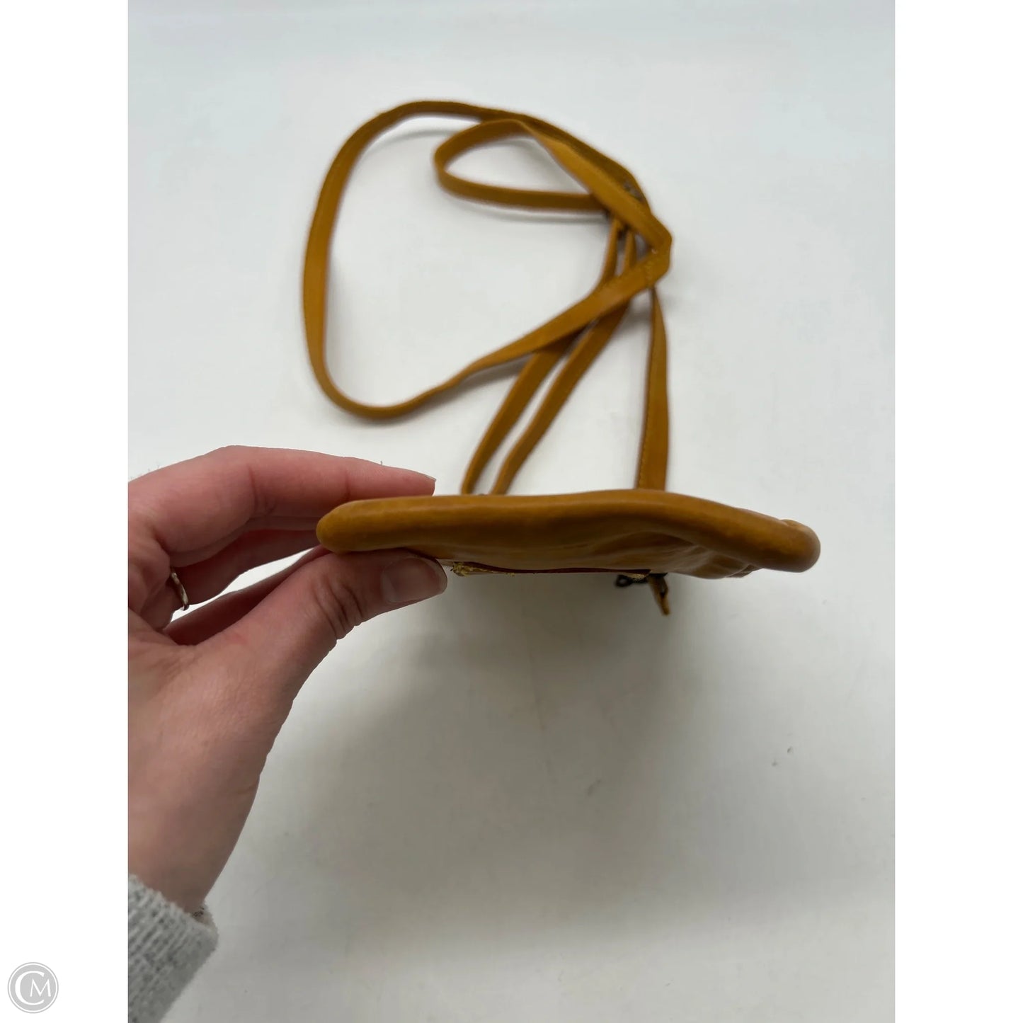 Crossbody Leather By Clothes Mentor, Size: Small