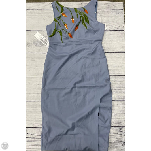 Dress Party Long By Kay Unger In Blue, Size: 14