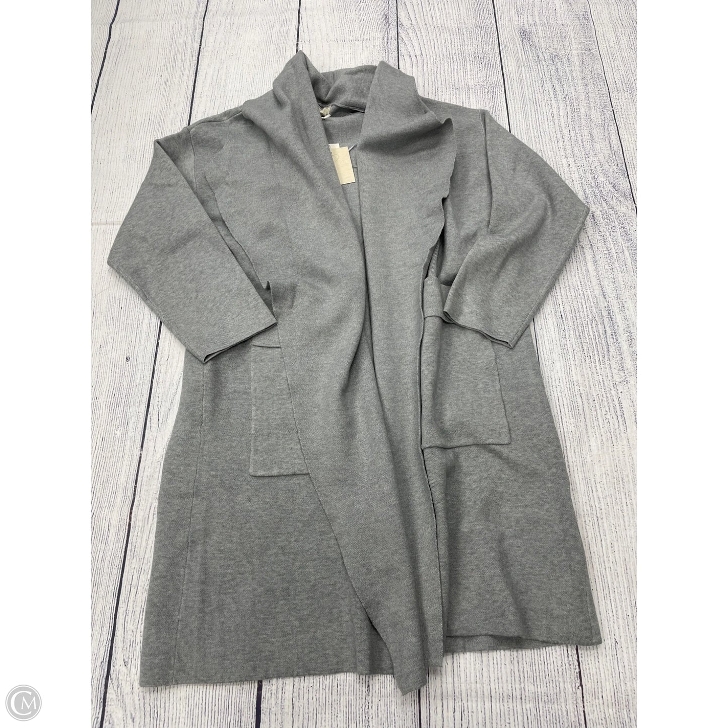 Sweater Cardigan By By Design In Grey, Size: 2x
