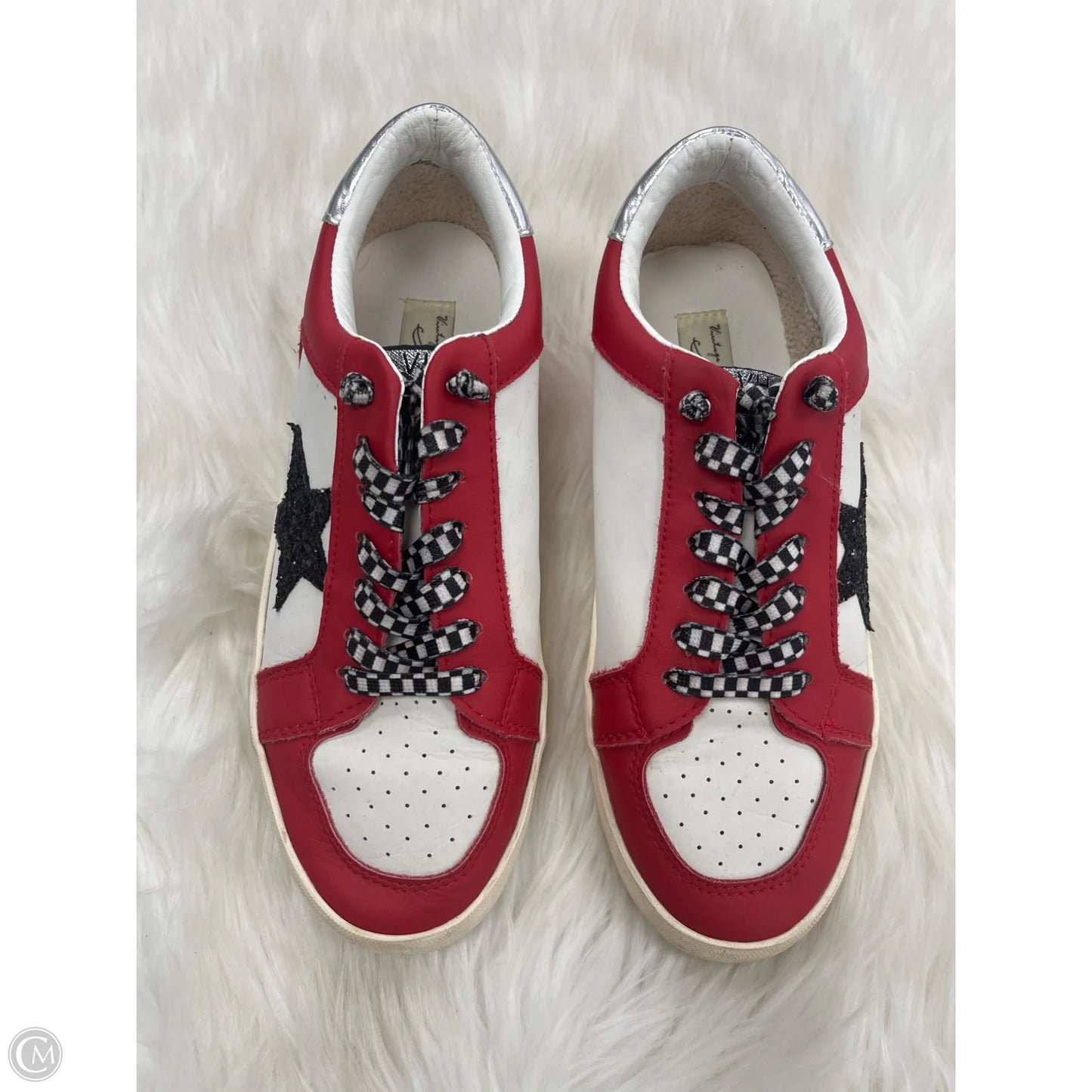 Shoes Sneakers By Vintage Havana In Red & White, Size: 9