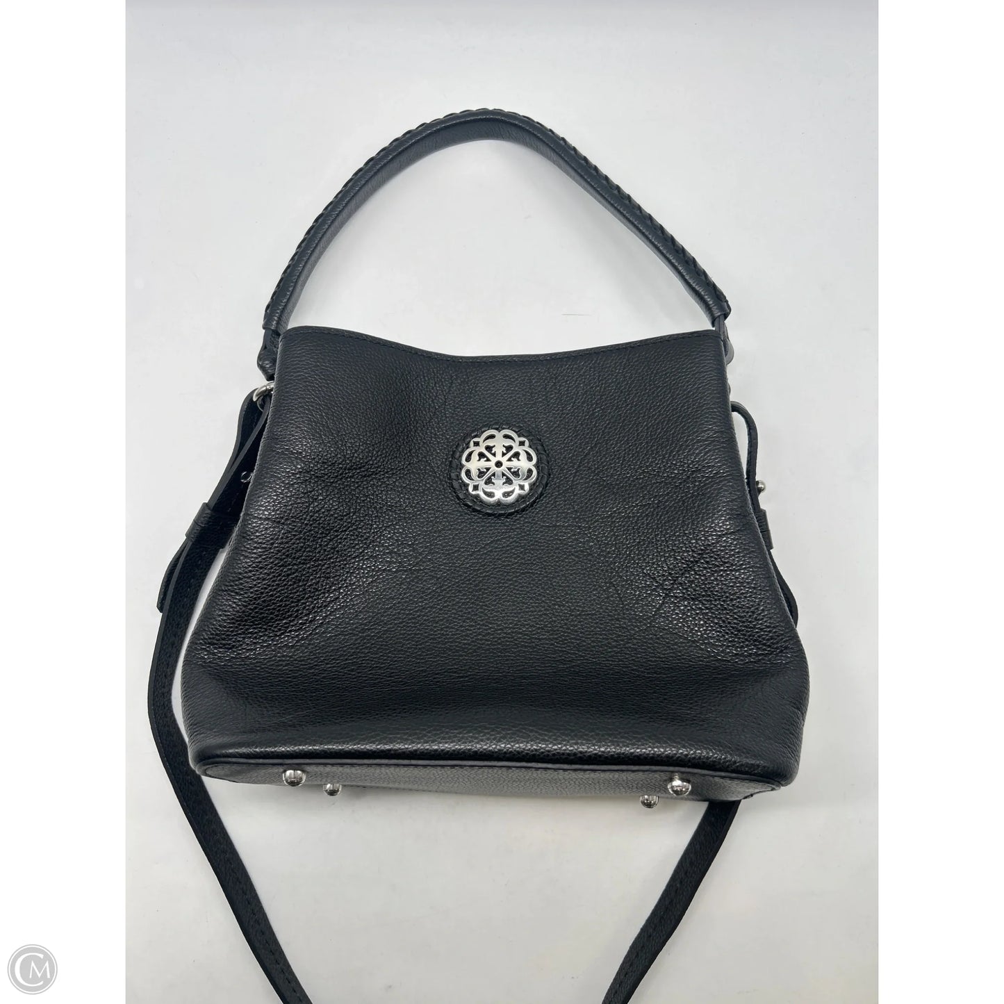 Handbag Leather By Brighton, Size: Medium